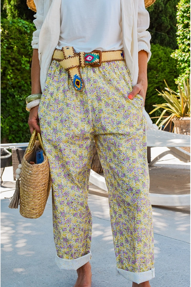 johanna toutoun FLEUS JA/VIO PANTALON FEMME 2