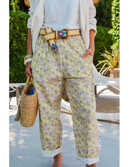 johanna toutoun FLEUS JA/VIO PANTALON FEMME