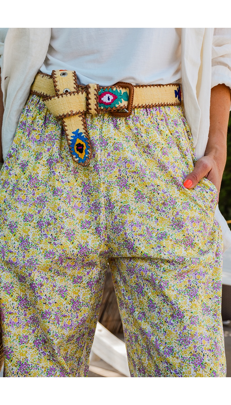 johanna toutoun FLEUS JA/VIO PANTALON FEMME