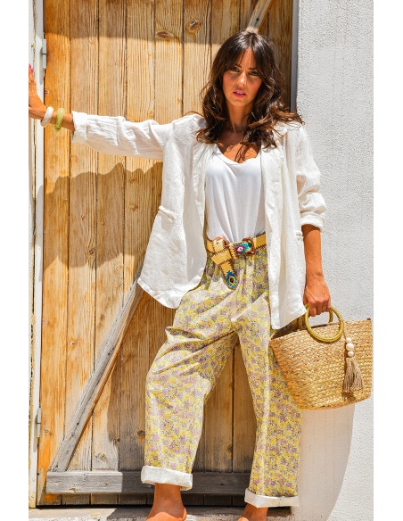 johanna toutoun FLEUS JA/VIO PANTALON FEMME