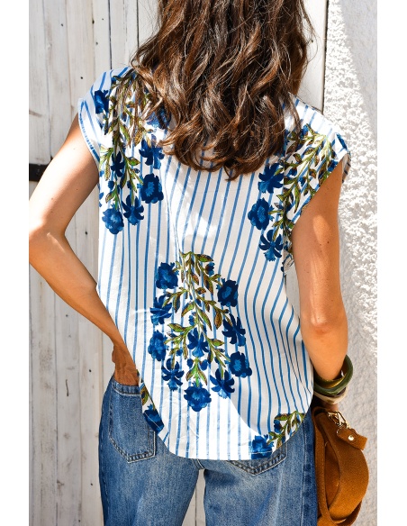ines moda nan fang bdn FLEURS BLE/BL HAUTS