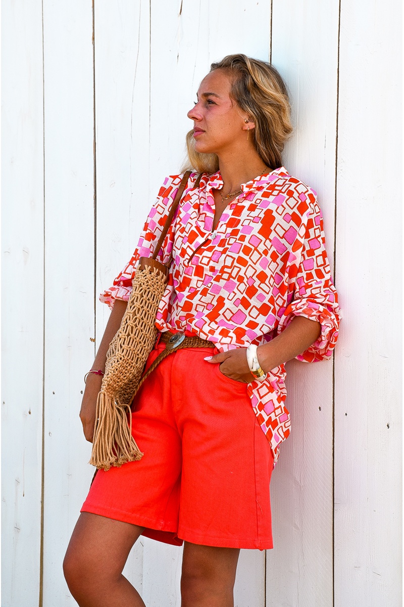 Blouse Rose Banditas MIRABOLA