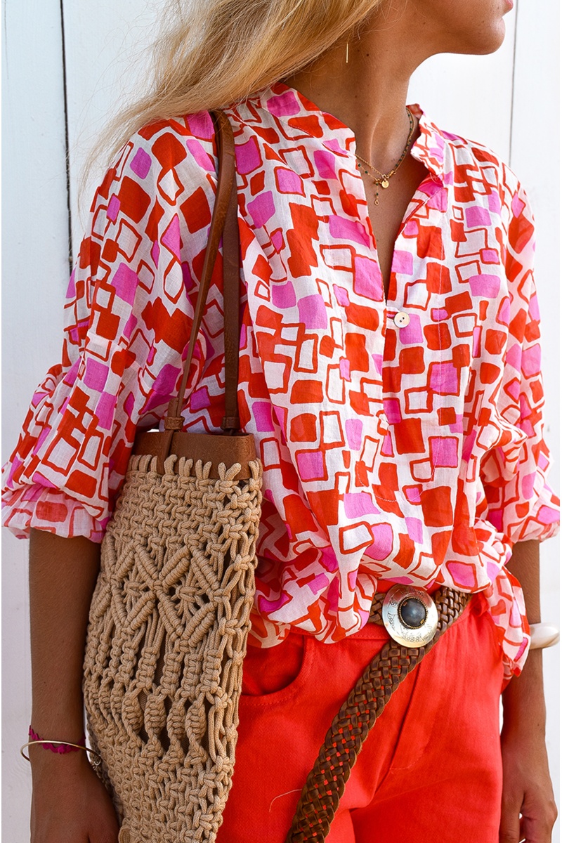 Blouse Rose Banditas MIRABOLA 2