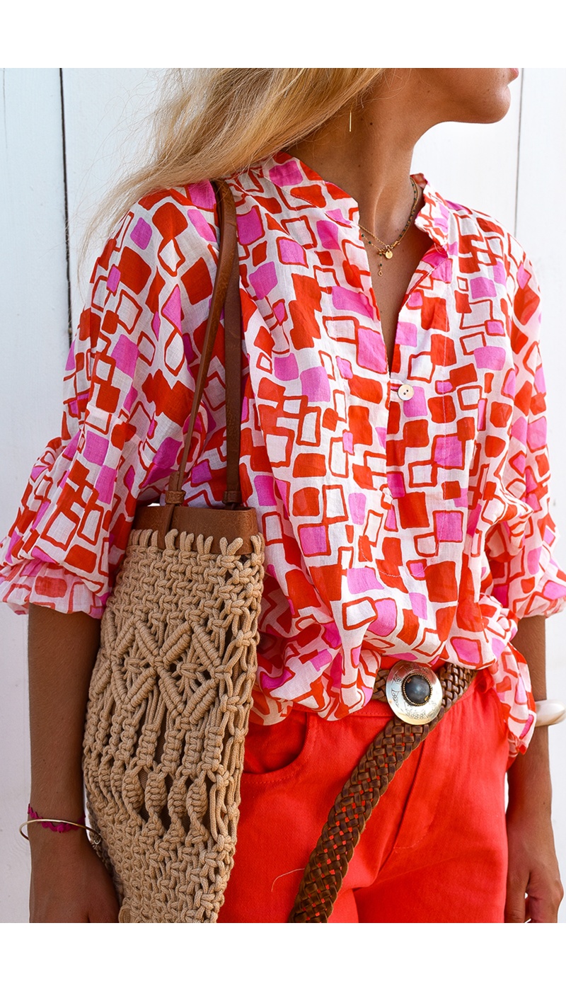 Blouse Rose Banditas MIRABOLA