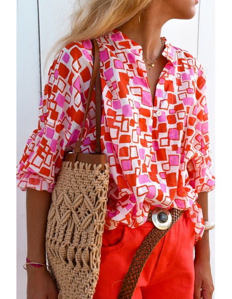 Blouse Rose Banditas MIRABOLA