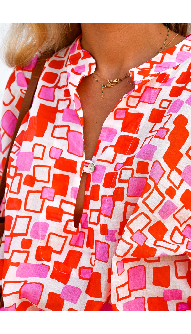 Blouse Rose Banditas MIRABOLA