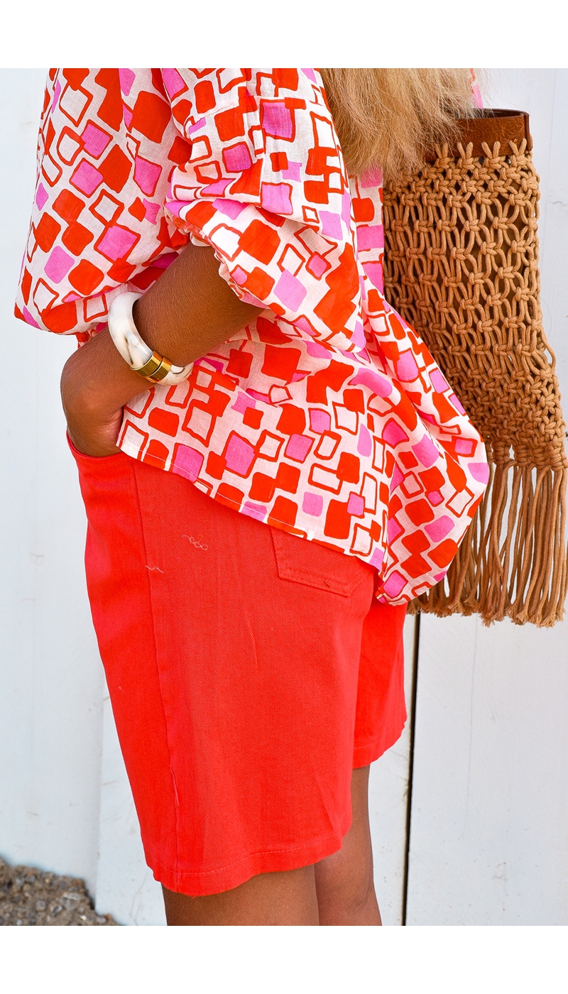 Blouse Rose Banditas MIRABOLA