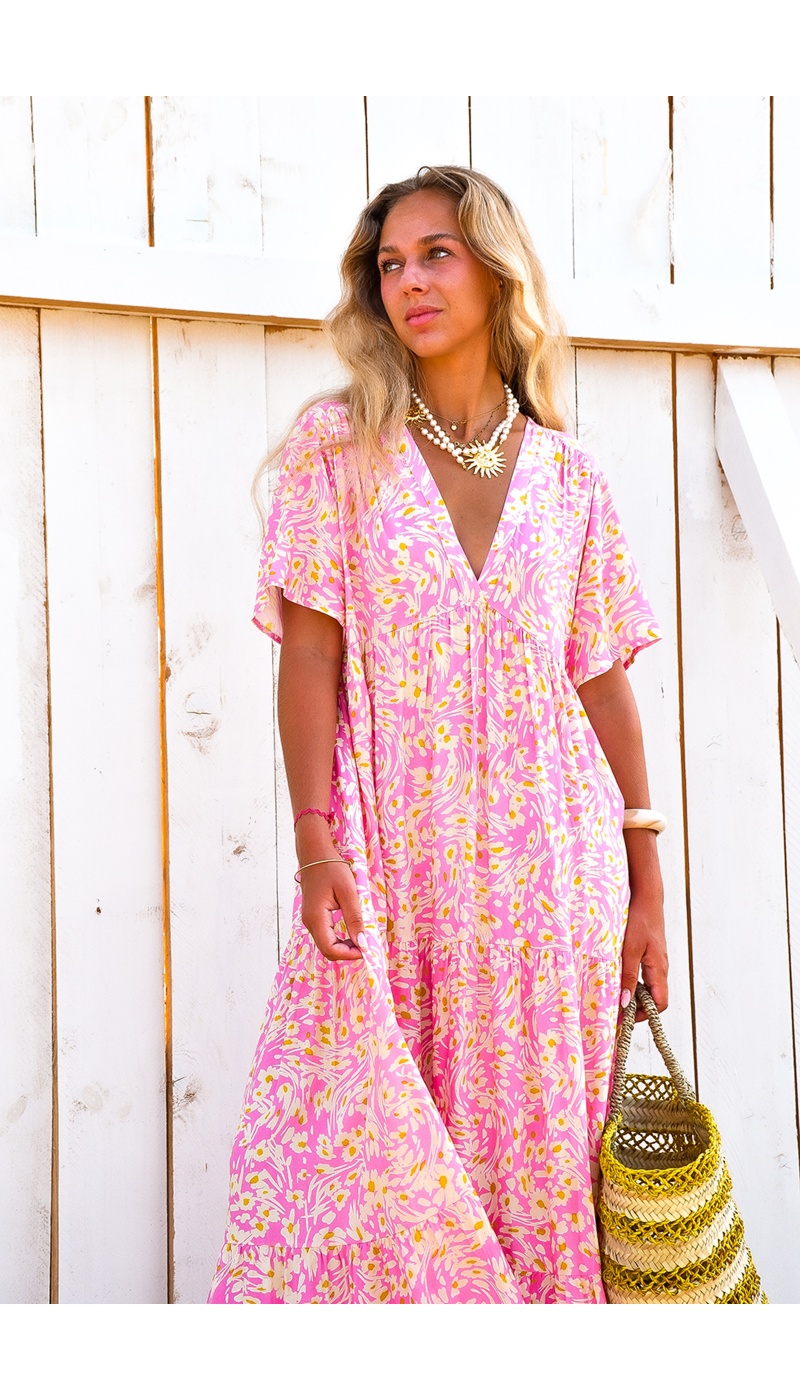 Robe Rose Banditas ALINA