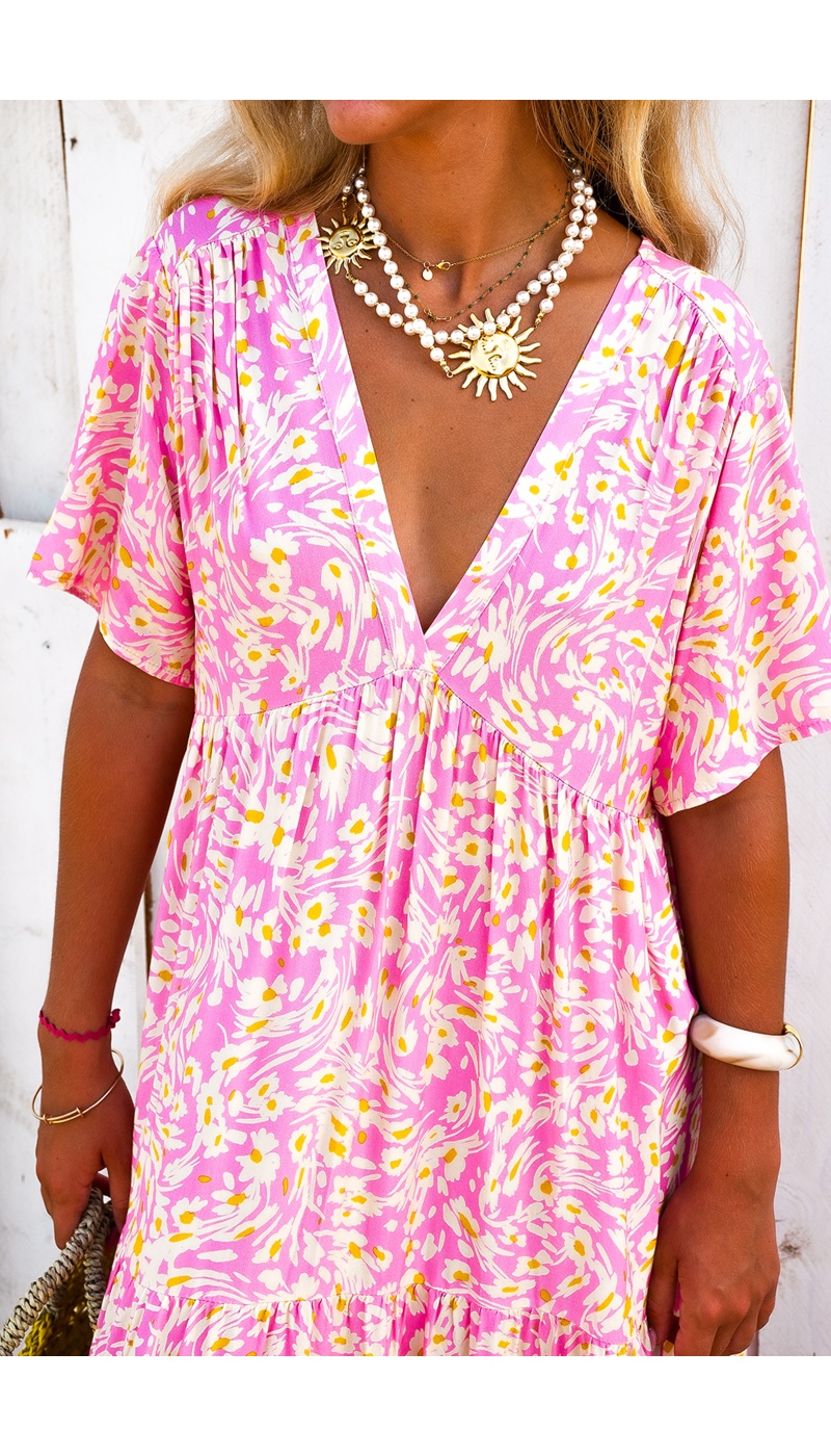 Robe Rose Banditas ALINA