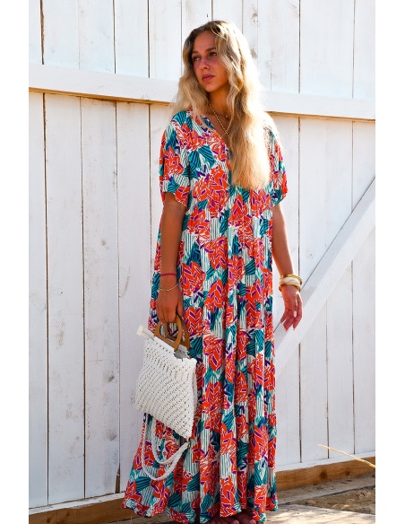Robe Bleu Banditas ALINA