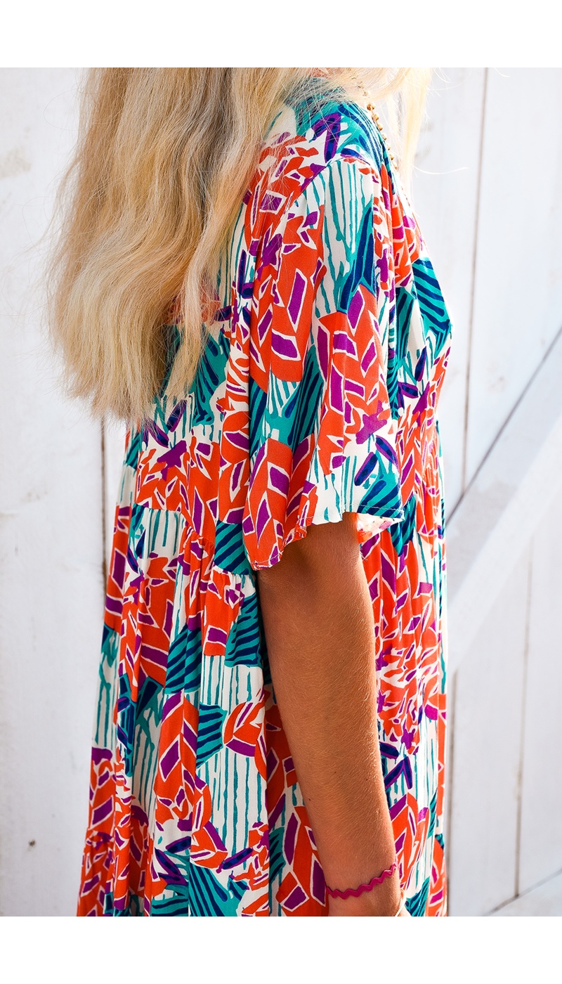 Robe Bleu Banditas ALINA