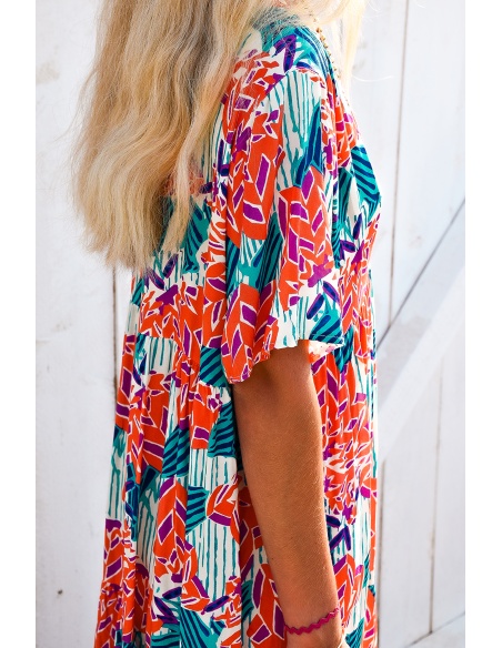 Robe Bleu Banditas ALINA