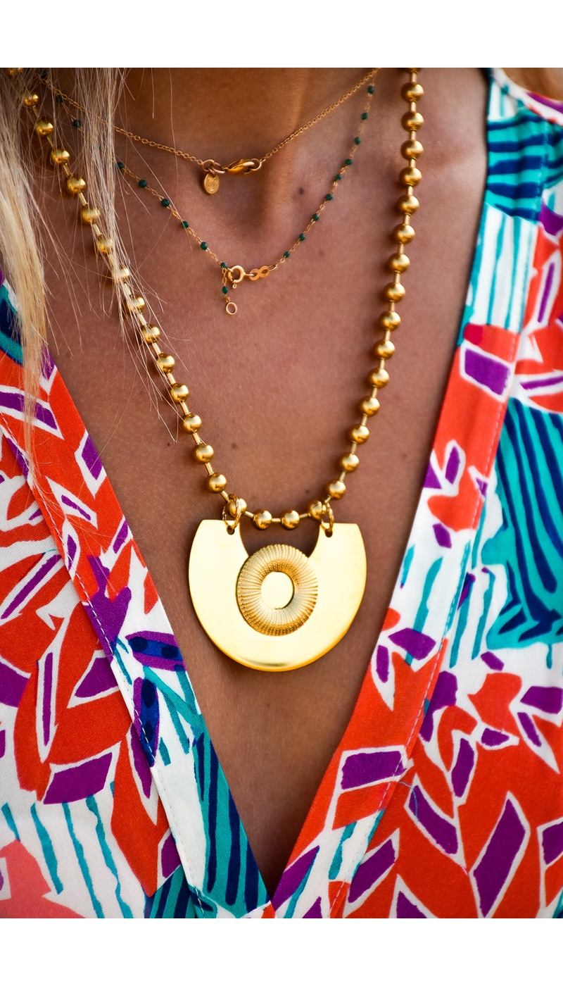 Collier Boule Doré AMBRE