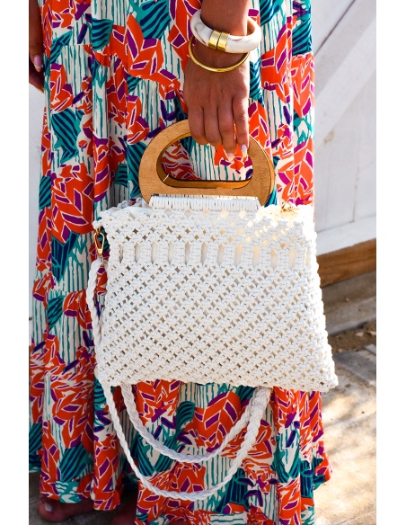 Sac Crochet Ecru NINA