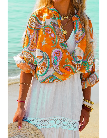 Blouse Orange Banditas MIRABOLA