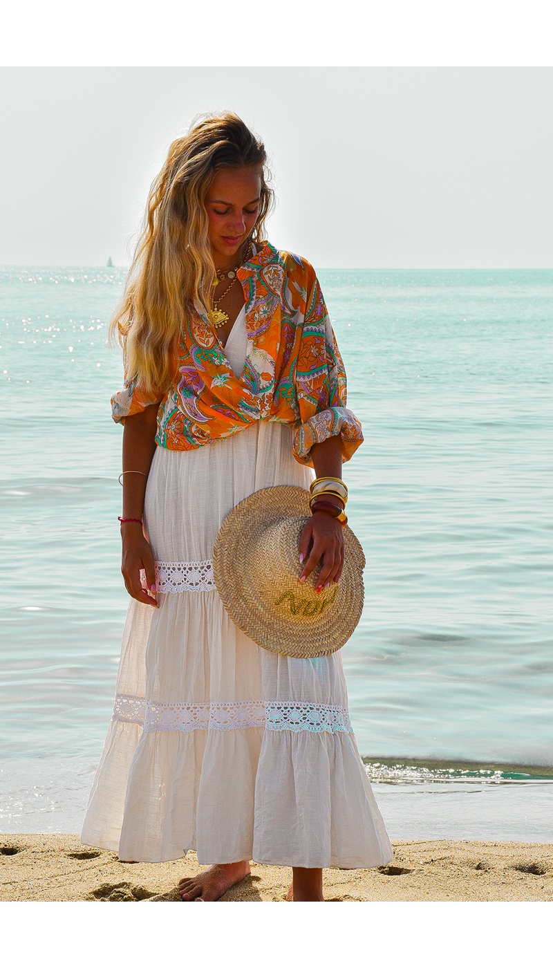 Blouse Orange Banditas MIRABOLA