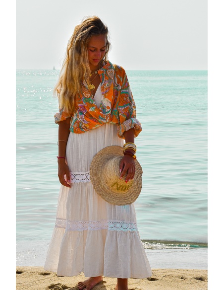 Blouse Orange Banditas MIRABOLA