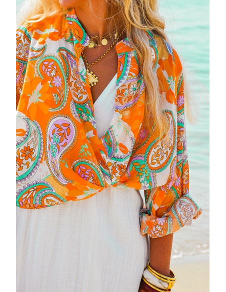 Blouse Orange Banditas MIRABOLA