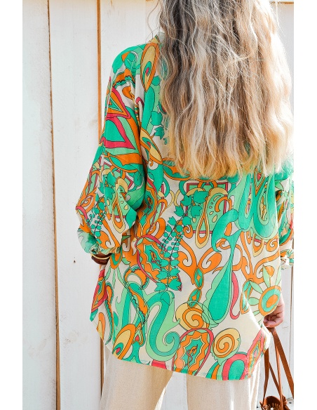 Blouse Verte Banditas MIRABOLA