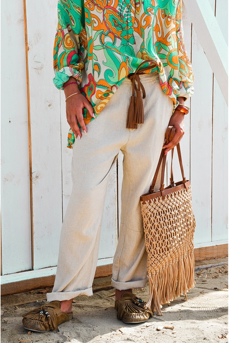 banditas DORE BEIGE PANTALON FEMME