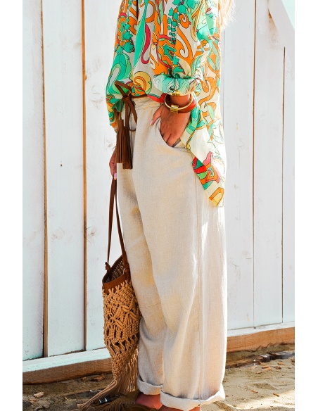 Pantalon Lin Banditas GLACIA