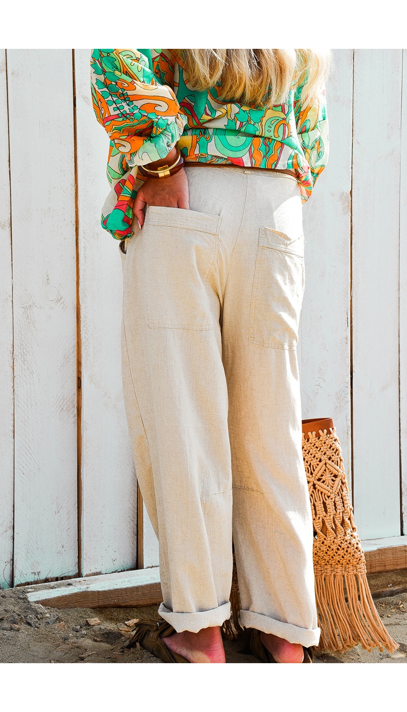 Pantalon Lin Banditas GLACIA