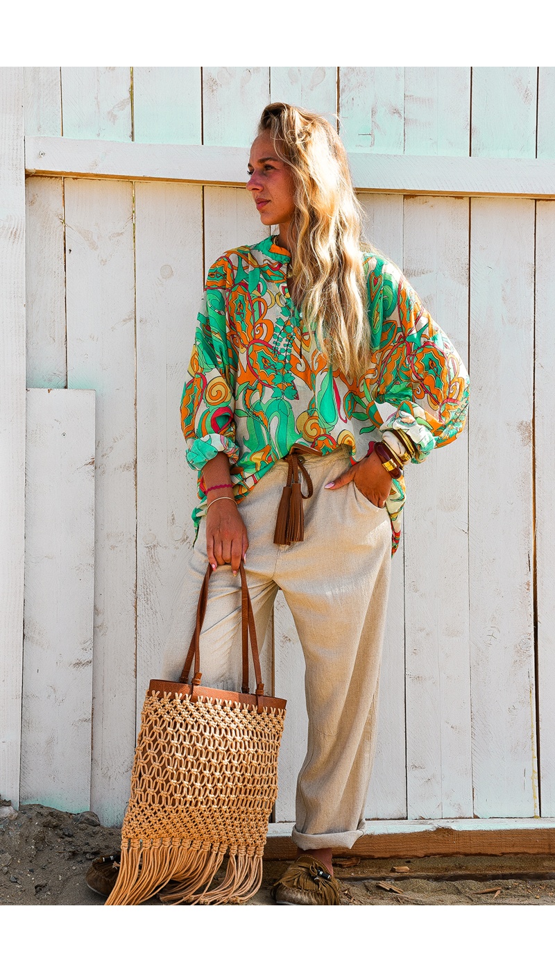 Pantalon Lin Banditas GLACIA