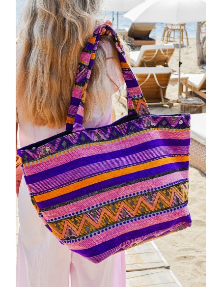Sac Aztèque Violet CLARA
