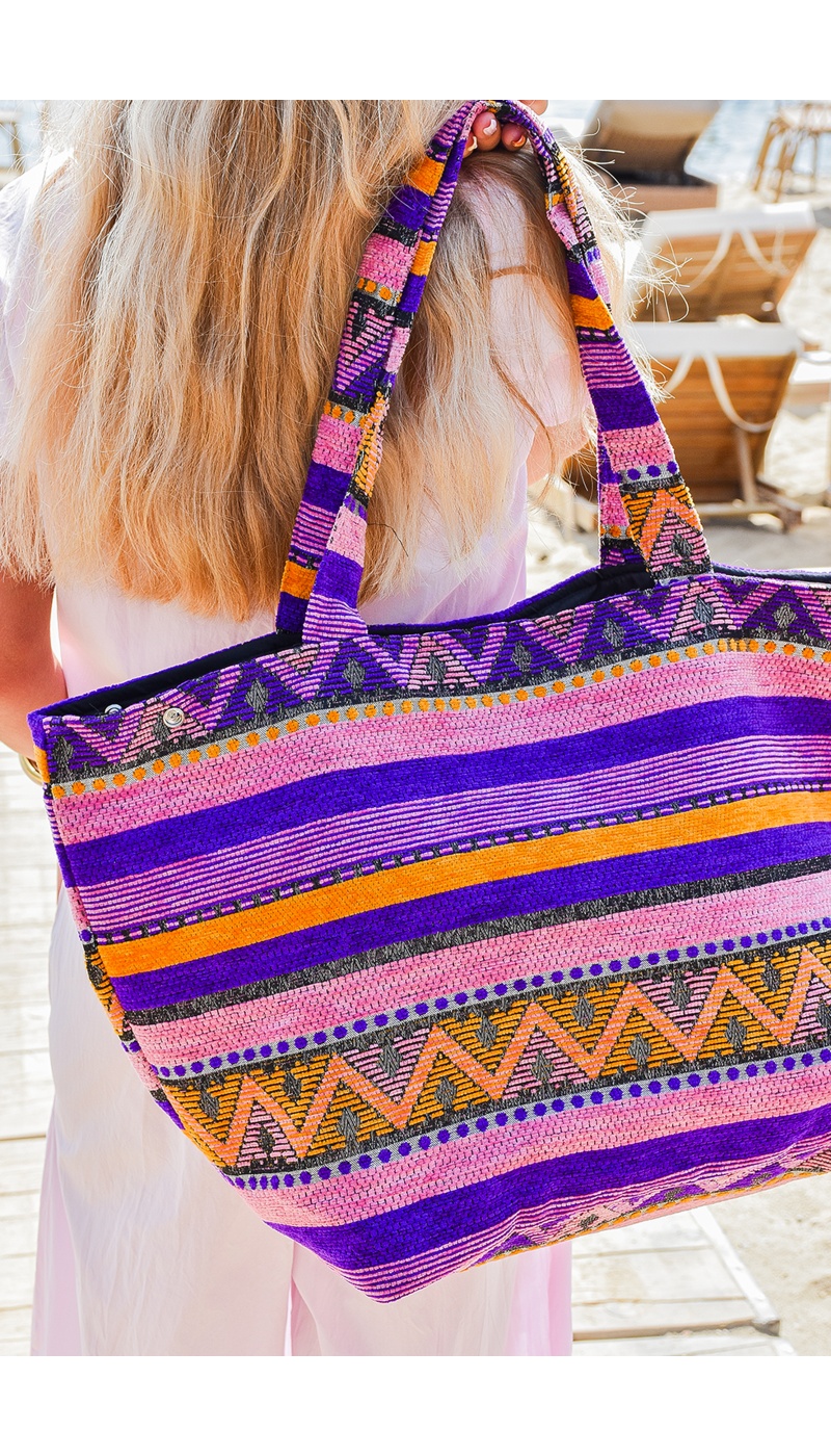 Sac Aztèque Violet CLARA