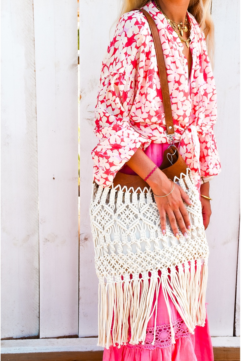 Sac Crochet Ecru ROMY 2