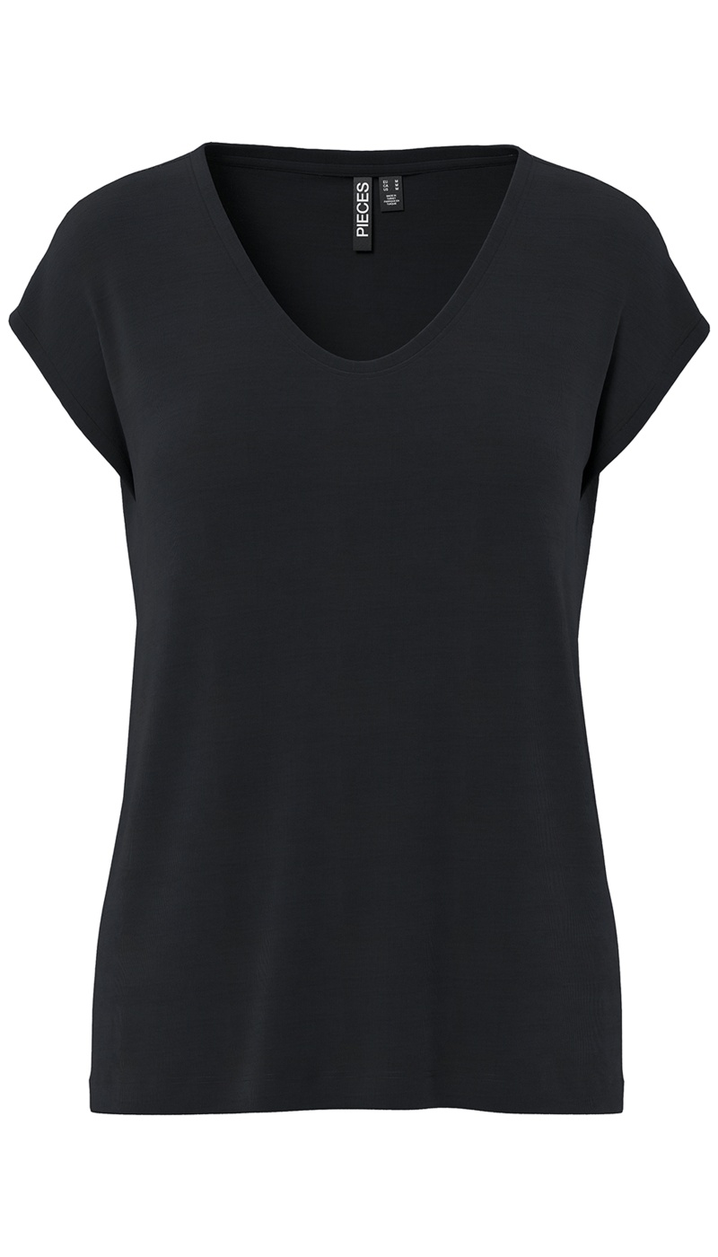 Camiseta Negra PCKAMALA PIEZAS - 6 | TOPS
