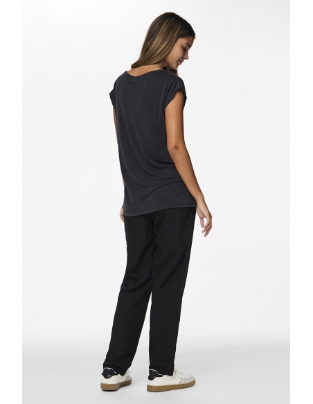 Camiseta Negra PCKAMALA PIEZAS - 2 | TOPS