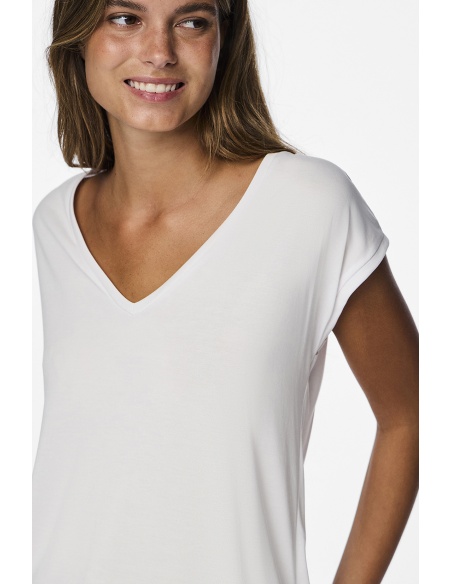 Maglietta bianca PCKAMALA PIECES - 5 | TOP