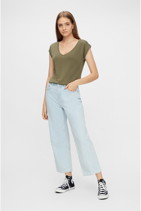 Camiseta Caqui PCKAMALA PIECES - 1 | TOPS