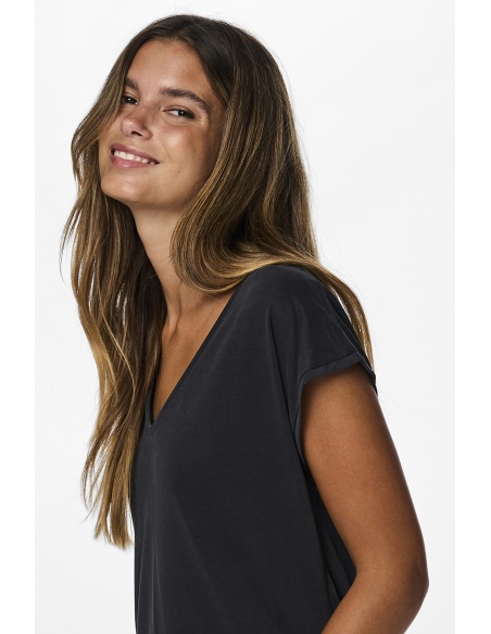 Schwarzes T-Shirt PCKAMALA PIECES - 4 | TOPS