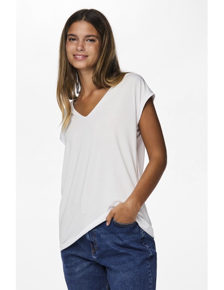 Maglietta bianca PCKAMALA PIECES - 4 | TOP