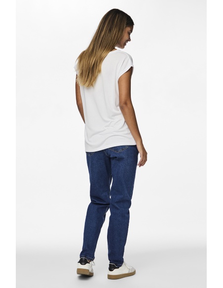 White T-Shirt PCKAMALA PIECES - 2 | TOPS