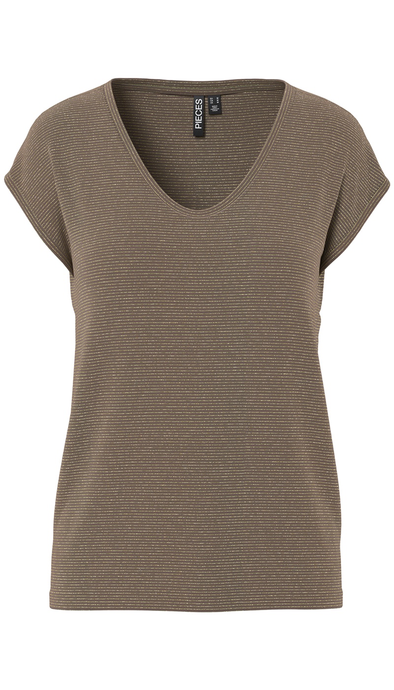 Tee Shirt Doré Taupe PCBILLO