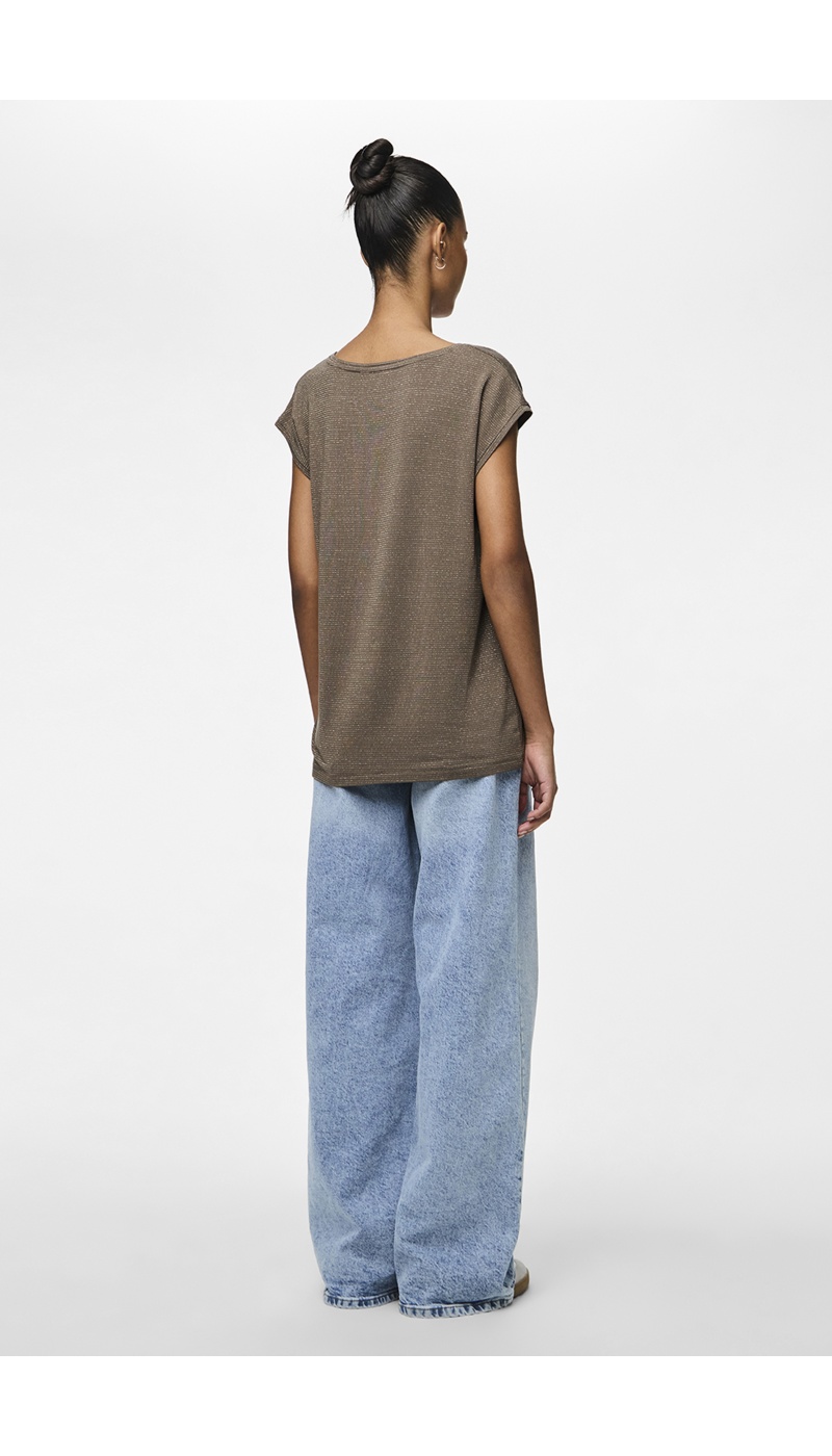 Tee Shirt Doré Taupe PCBILLO