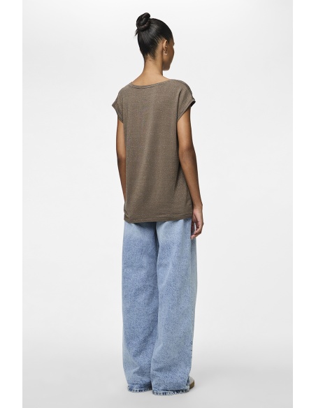 Tee Shirt Doré Taupe PCBILLO
