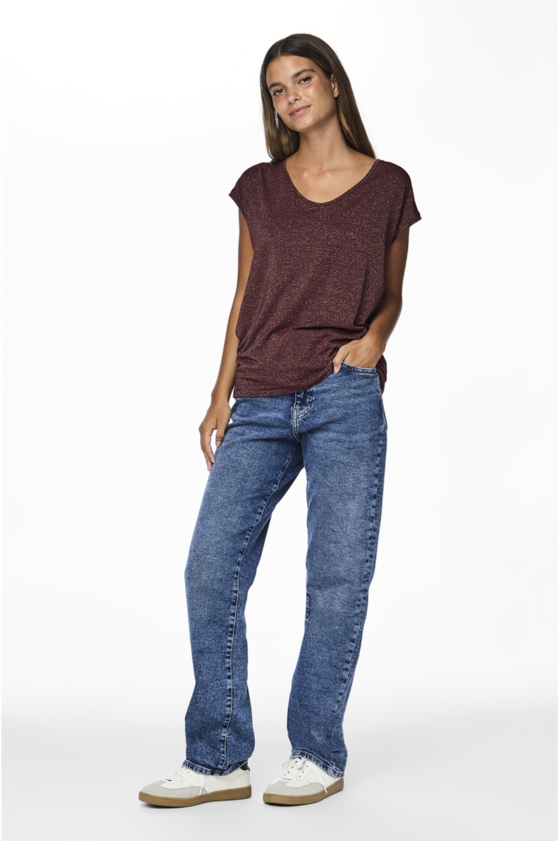 PIECES TAWNY PORT T-SHIRTS MC