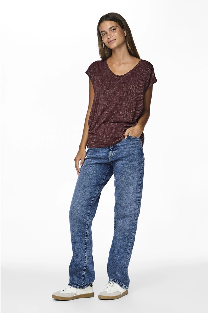 PIECES TAWNY PORT T-SHIRTS MC