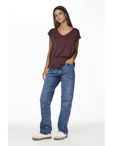 Tee Shirt Doré Prune PCBILLO