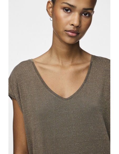 Tee Shirt Doré Taupe PCBILLO