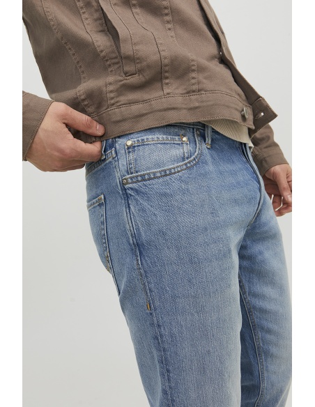 JJIMIKE Blue Denim Jeans Lunghezza 32 Jack&Jones - 5 | UOMINI