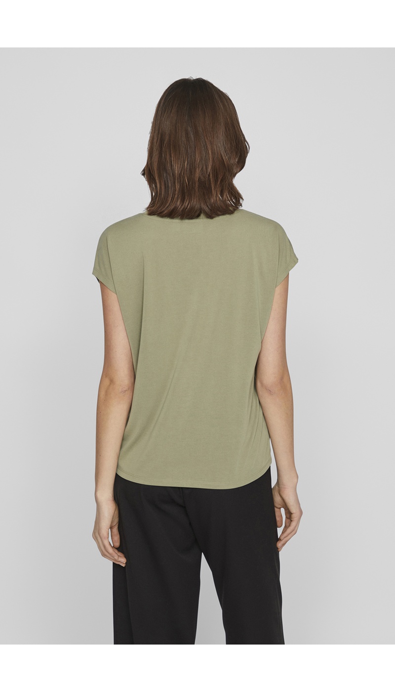 VILA A/S OIL GREEN T-SHIRTS MC