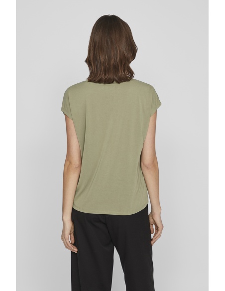 VILA A/S OIL GREEN T-SHIRTS MC