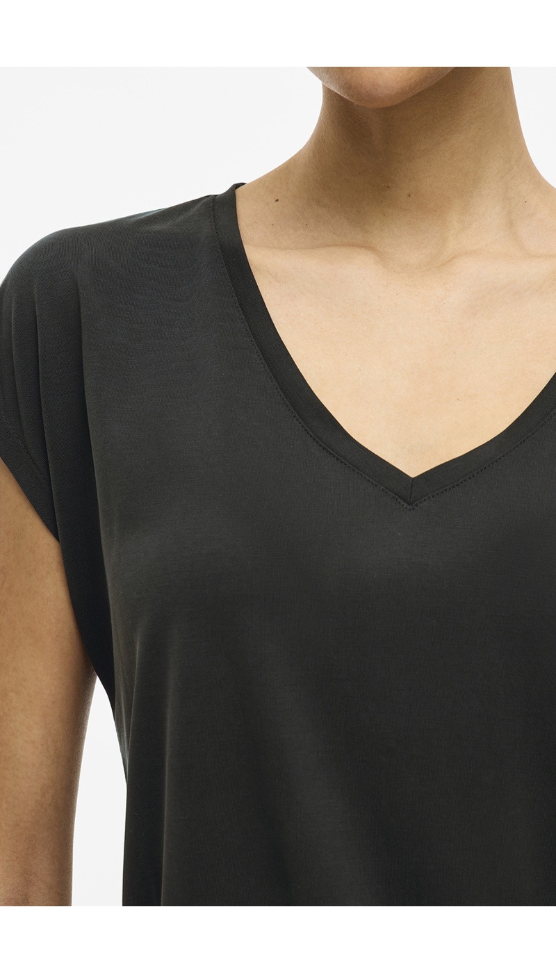 Camiseta Preta VIMODALA VILA - 5 | TOPOS