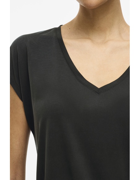 Camiseta Negra VIMODALA VILA - 5 | TOPS