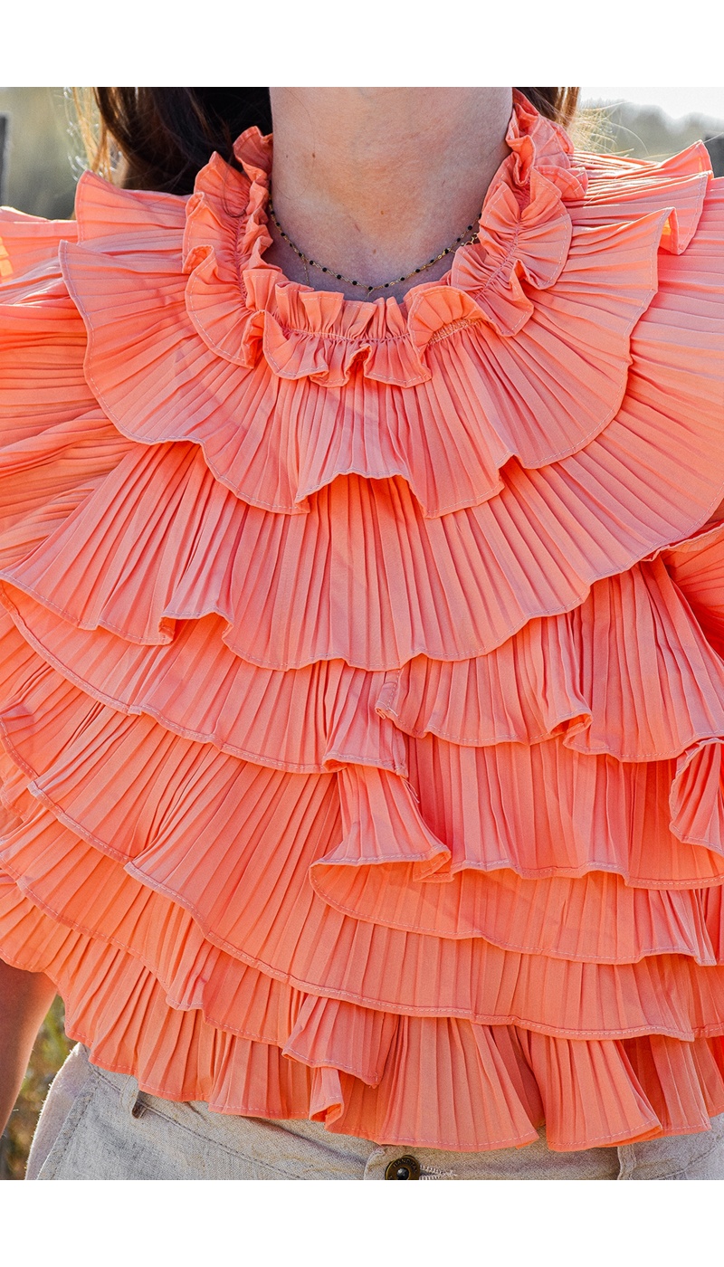 lumine paris VOLANT ORANGE HAUTS